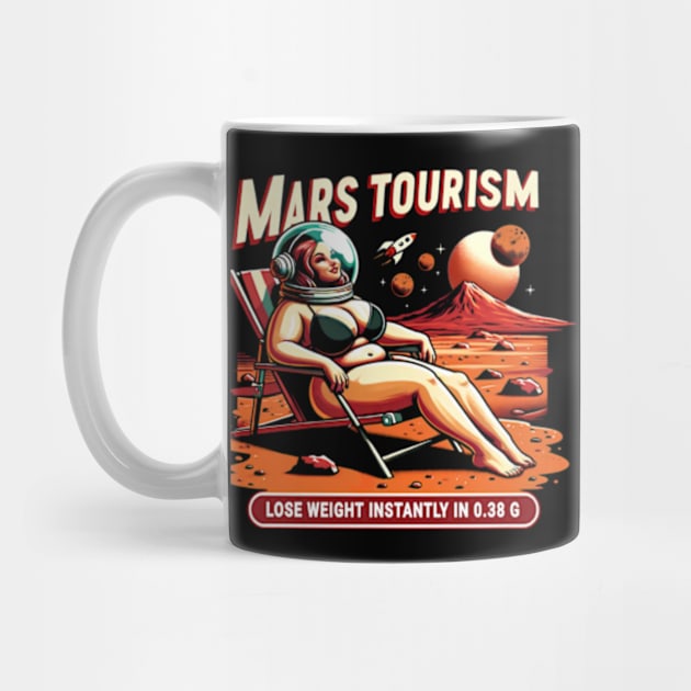 Mars Tourism - vintage by Neon Galaxia